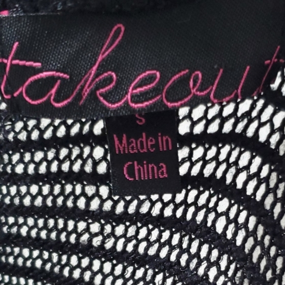 Black Metallic Knit Top - Picture 2 of 3